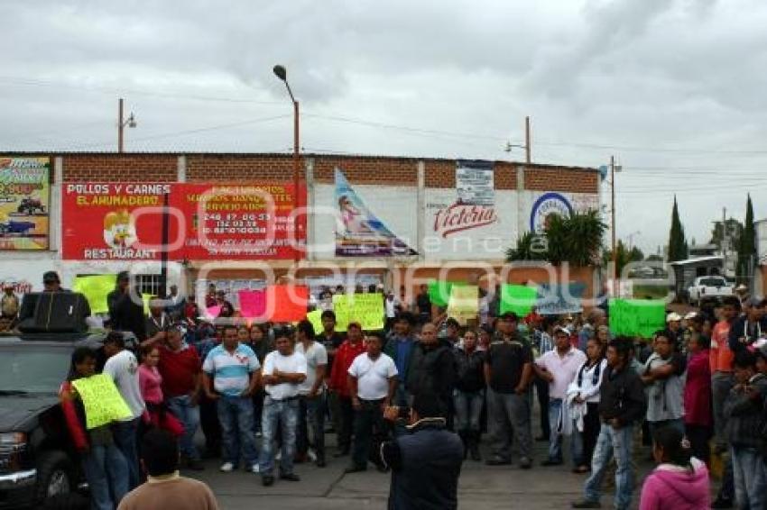 MANIFESTACIÓN COMERCIANTES SAN MARTÍN TEXMELUCAN