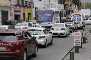 TRÁFICO POR CIERRE REFORMA 11 NORTE SUR