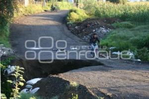 COLAPSA PUENTE POR LLUVIAS