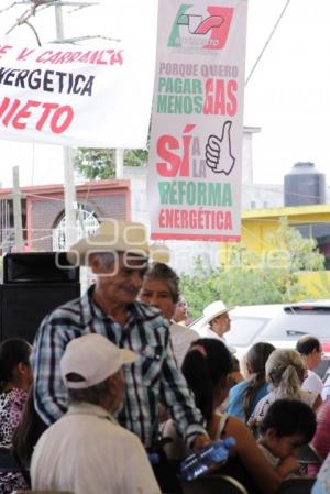 APOYAN REFORMA ENERGÉTICA EN VENUSTIANO CARRANZA