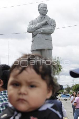 INAUGURACIÓN ESTATUA EN VENUSTIANO CARRANZA