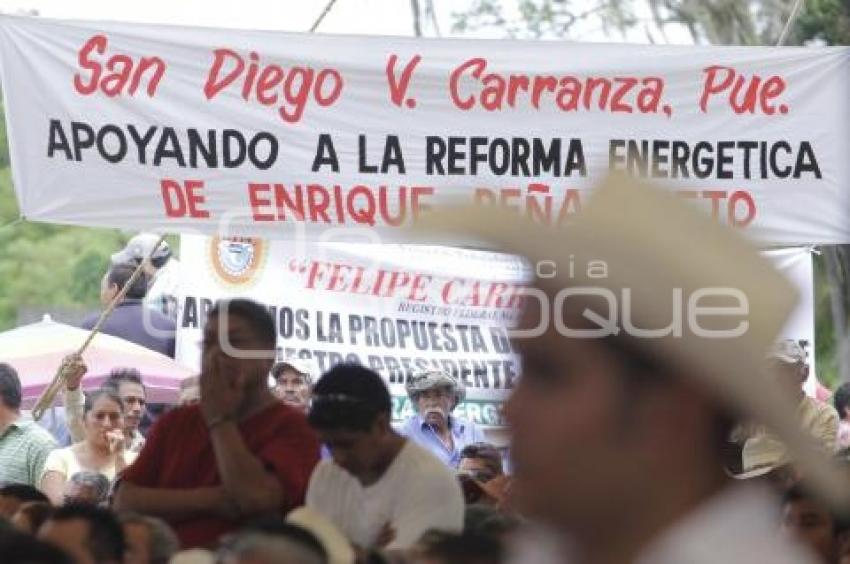 APOYO A LA REFORMA ENERGÉTICA EN VENUSTIANO CARRANZA