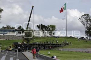 PREPARATIVOS FESTEJOS PATRIOS FUERTE DE GUADALUPE