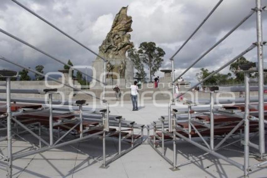 PREPARATIVOS FESTEJOS PATRIOS FUERTE DE GUADALUPE