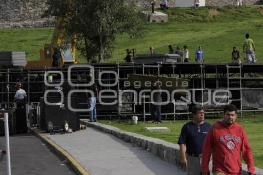 PREPARATIVOS FESTEJOS PATRIOS FUERTE DE GUADALUPE