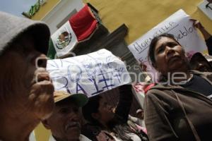 MANIFESTACIÓN HABITANTES DE FELIPE ANGELES