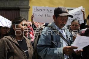 MANIFESTACIÓN HABITANTES DE FELIPE ANGELES