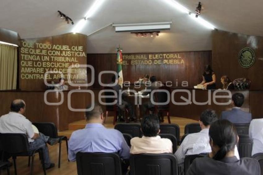 SESIÓN TRIBUNAL ELECTORAL DEL ESTADO