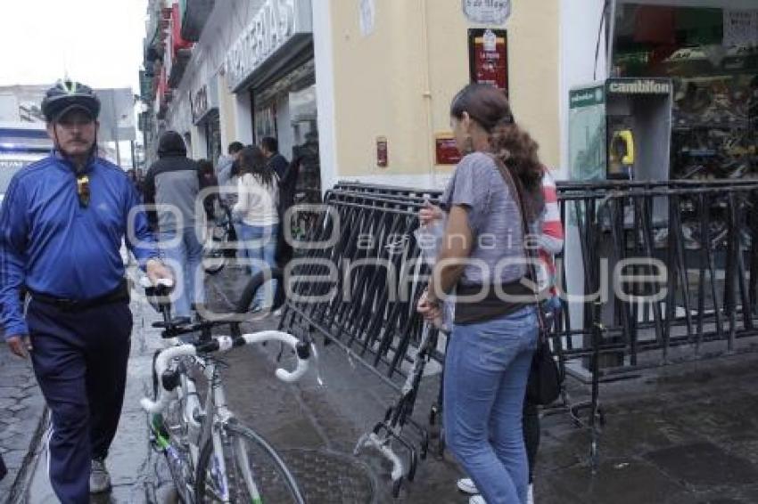 SEGURIDAD EN EL CENTRO PREVIO A FESTEJOS PATRIOS
