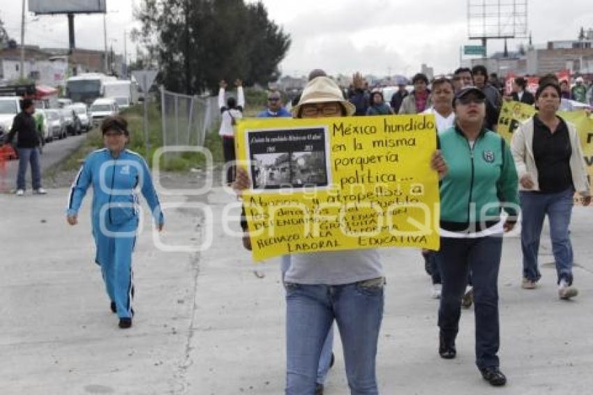 MANIFESTACIÓN DE MAESTROS
