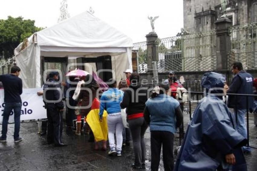 SEGURIDAD ZÓCALO. GRITO INDEPENDENCIA