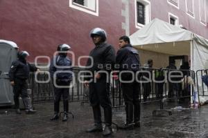 SEGURIDAD ZÓCALO. GRITO INDEPENDENCIA