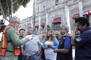 SIMULACRO DE SISMO PALACIO MUNICIPAL