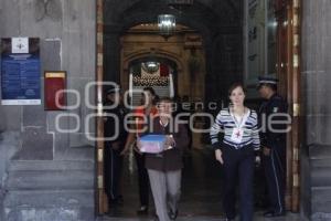 SIMULACRO DE SISMO PALACIO MUNICIPAL