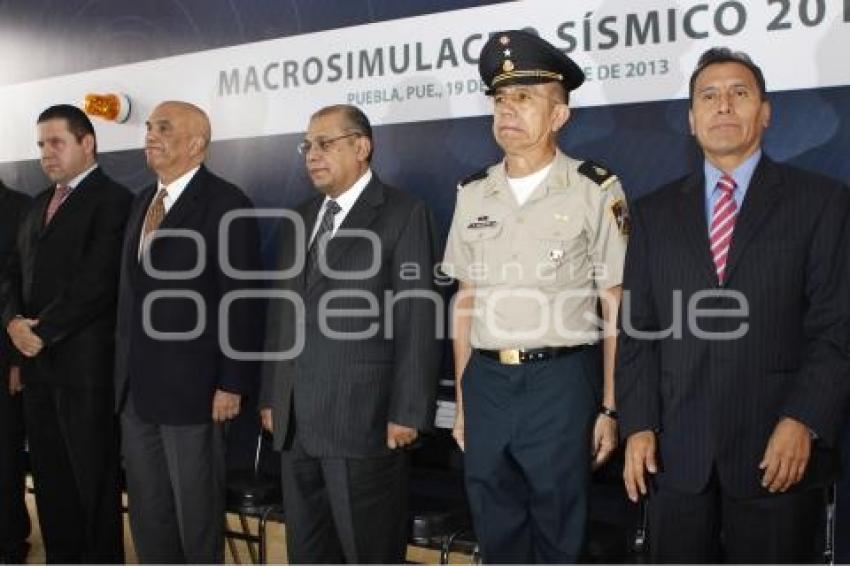 MACROSIMULACRO DE SISMO 2013