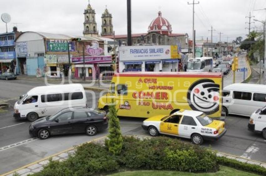 EMBOTELLAMIENTOS Y CAOS VIAL POR MANIFESTACIÓN