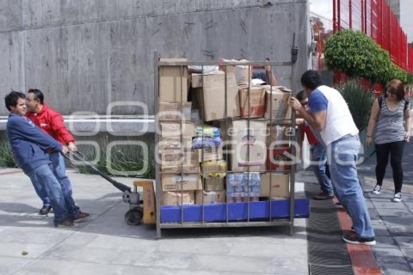 ENVIO DE ALIMENTOS A ZONAS AFECTADAS POR HURACANES