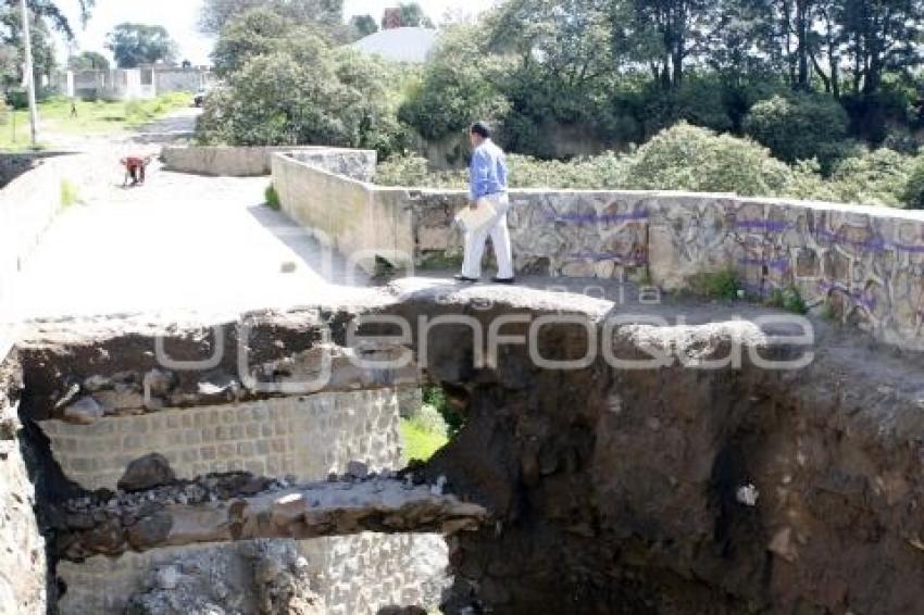 DERUMBE PUENTE EN CONCEPCIÓN CAPULAC