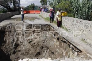 DERUMBE PUENTE EN CONCEPCIÓN CAPULAC