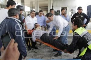 ATROPELLADO EN CIERRE DE CASETA AMOZOC