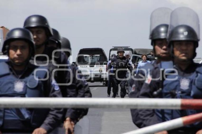 GRANADEROS EN CIERRE DE CASETA AMOZOC
