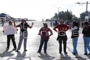 CIERRAN CASETA DE AMOZOC POBLADORES DE SAN MIGUEL ESPEJO