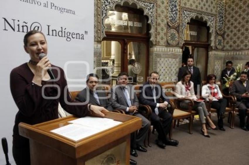 BECA A UN NIÑO INDÍGENA. CONGRESO