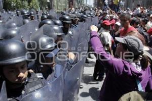 MANIFESTACIÓN DE MAESTROS