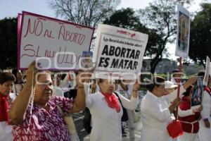 MANIFESTACIÓN CONTRA EL ABORTO