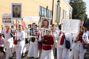 MANIFESTACIÓN CONTRA EL ABORTO