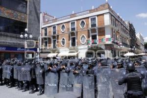 MANIFESTACIÓN DE MAESTROS