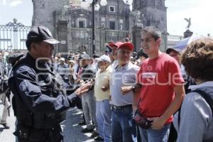 MANIFESTACIÓN DE MAESTROS