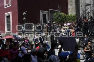 MANIFESTACIÓN DE MAESTROS