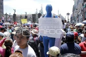 MANIFESTACIÓN DE MAESTROS