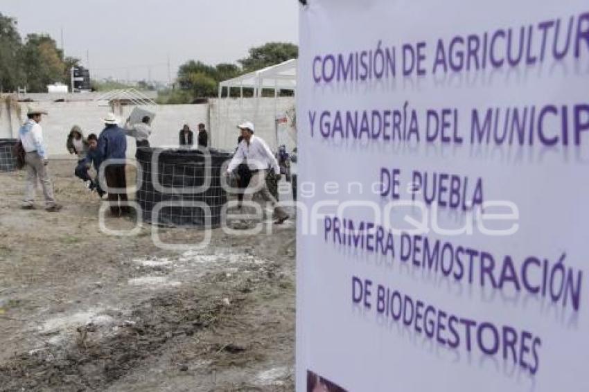 INSTALAN BIODIGESTOR AL SUR DE LA CIUDAD