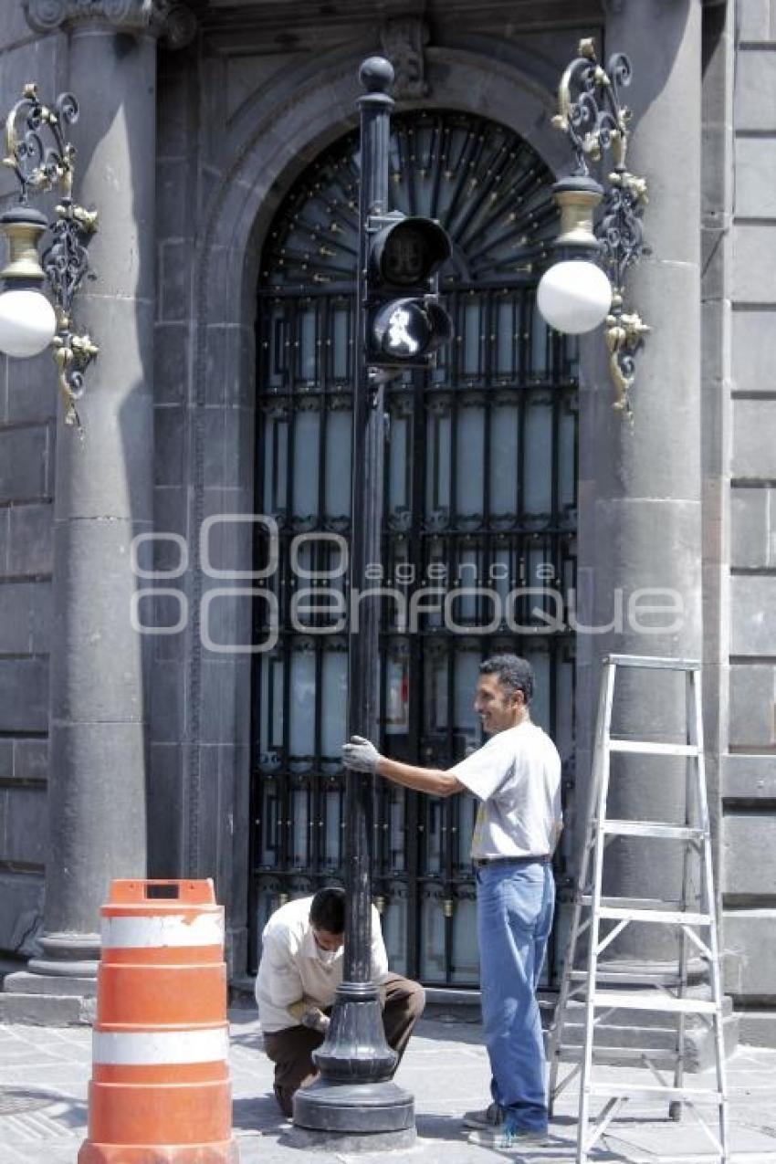 LEVANTAN SEMÁFORO PEATONAL DE LA 2 NORTE