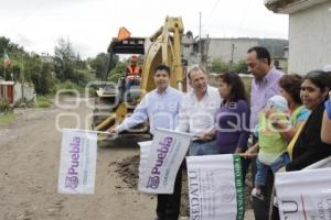 ARRANQUE DE OBRA EN LA COLONIA HISTORIADORES