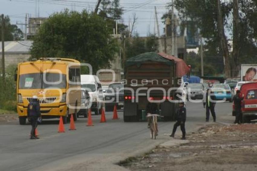 OPERATIVO ENTRADA A SAN MARTÍN TEXMELUCAN