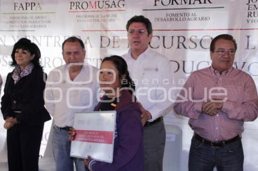 ENTREGA SEDATU RECURSOS FEDERALES