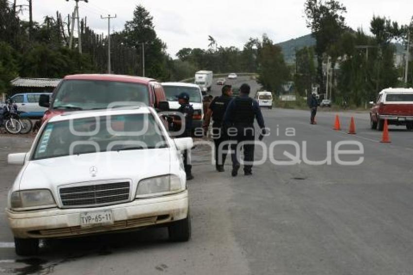 OPERATIVO ENTRADA A SAN MARTÍN TEXMELUCAN