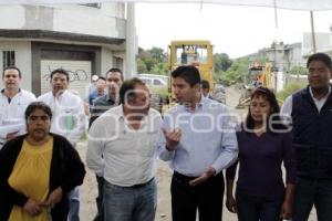ARRANQUE DE OBRA EN LA COLONIA HISTORIADORES