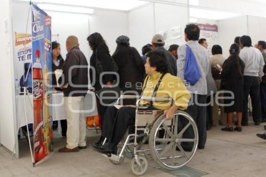 PRIMERA FERIA DE EMPLEO A DISCAPACITADOS Y TERCERA EDAD STPS
