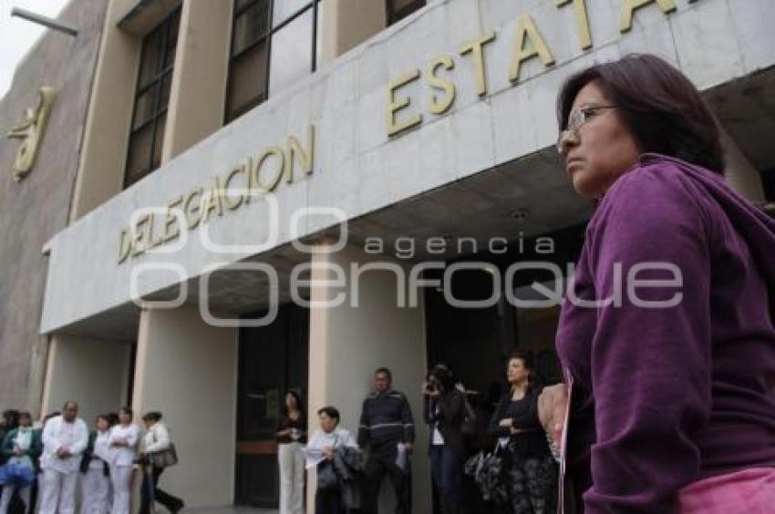 MANIFESTACIÓN SINDICALIZADOS DEL IMSS