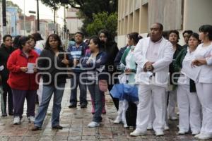 MANIFESTACIÓN SINDICALIZADOS DEL IMSS
