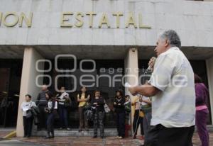 MANIFESTACIÓN SINDICALIZADOS DEL IMSS