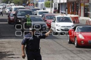 TRÁFICO EN AVENIDA 11 NORTE-SUR