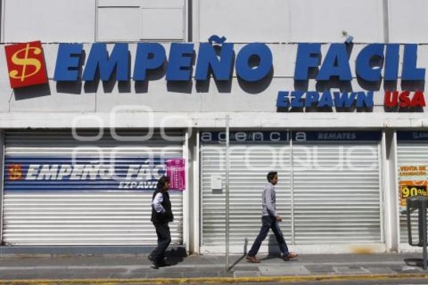 CASAS DE EMPEÑO CLAUSURADAS