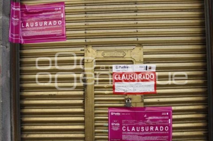 CASAS DE EMPEÑO CLAUSURADAS