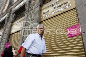 CASAS DE EMPEÑO CLAUSURADAS