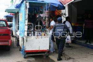 RETIRAN AMBULANTES EN SAN MARTÍN TEXMELUCAN